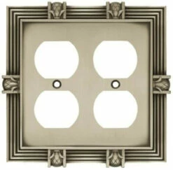 Liberty W106ZMC-BSP-C Pineapple Double Duplex Wall Plate W106ZMC-BSP-C