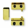 Liberty Pivot Glass Door Hinges (Pair) & Strike Plate - Brass Plated LQ-H17255-BP-C -Liberty Sale pivot glass door hinges pair strike plate brass plated lq h17255 bp c 2 91670.1659465301
