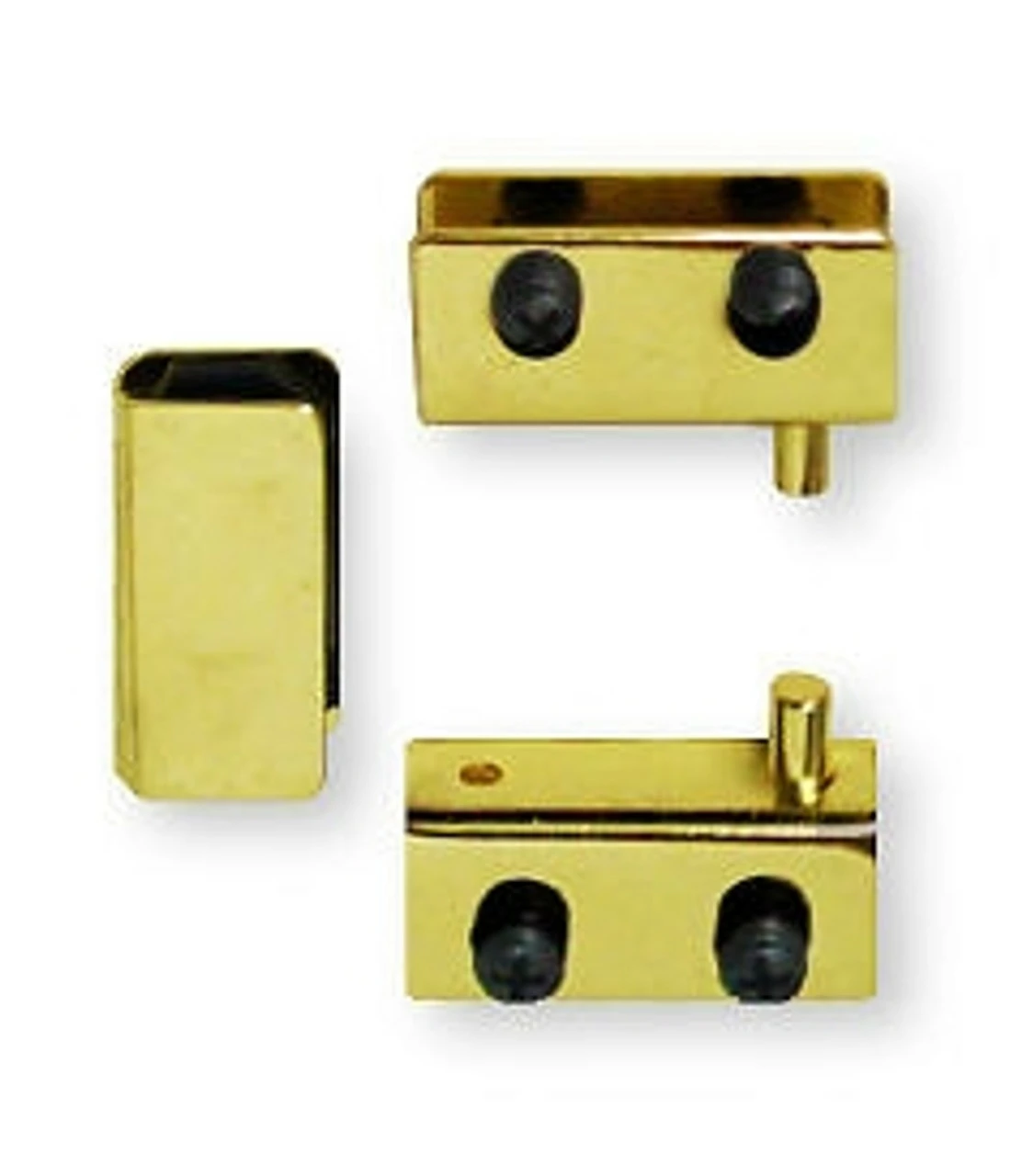 Liberty Pivot Glass Door Hinges (Pair) & Strike Plate - Brass Plated LQ-H17255-BP-C 3 Liberty Pivot Glass Door Hinges (Pair) & Strike Plate - Brass Plated LQ-H17255-BP-C