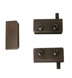 Liberty Sale 35 Liberty PACK OF 3 SETS Pivot Glass Door Hinges & Strike Plate - Oil Rubbed Bronze