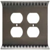 Brainerd - Wadsworth - Heirloom Silver Double Duplex Wall Plate - W30337-904-CP