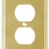 Liberty Single Duplex Wall Plate Polished Solid Brass -Liberty Sale plug in outlet wall plate in polished solid brass lq w205bmp pl u 2 70371.1661958575