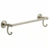 Liberty Delta Portman 18" Towel Bar With Hooks Satin Nickel 1 Liberty Delta Portman 18" Towel Bar With Hooks Satin Nickel -Liberty Sale ptm18 sn 85116.1674677595