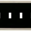 Franklin Brass - Basic Stripe Quad Toggle Switch Wall Plate - 135763 -Liberty Sale quad switch flip 5 27830.1661956587