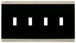 Franklin Brass - Basic Stripe Quad Toggle Switch Wall Plate - 135763
