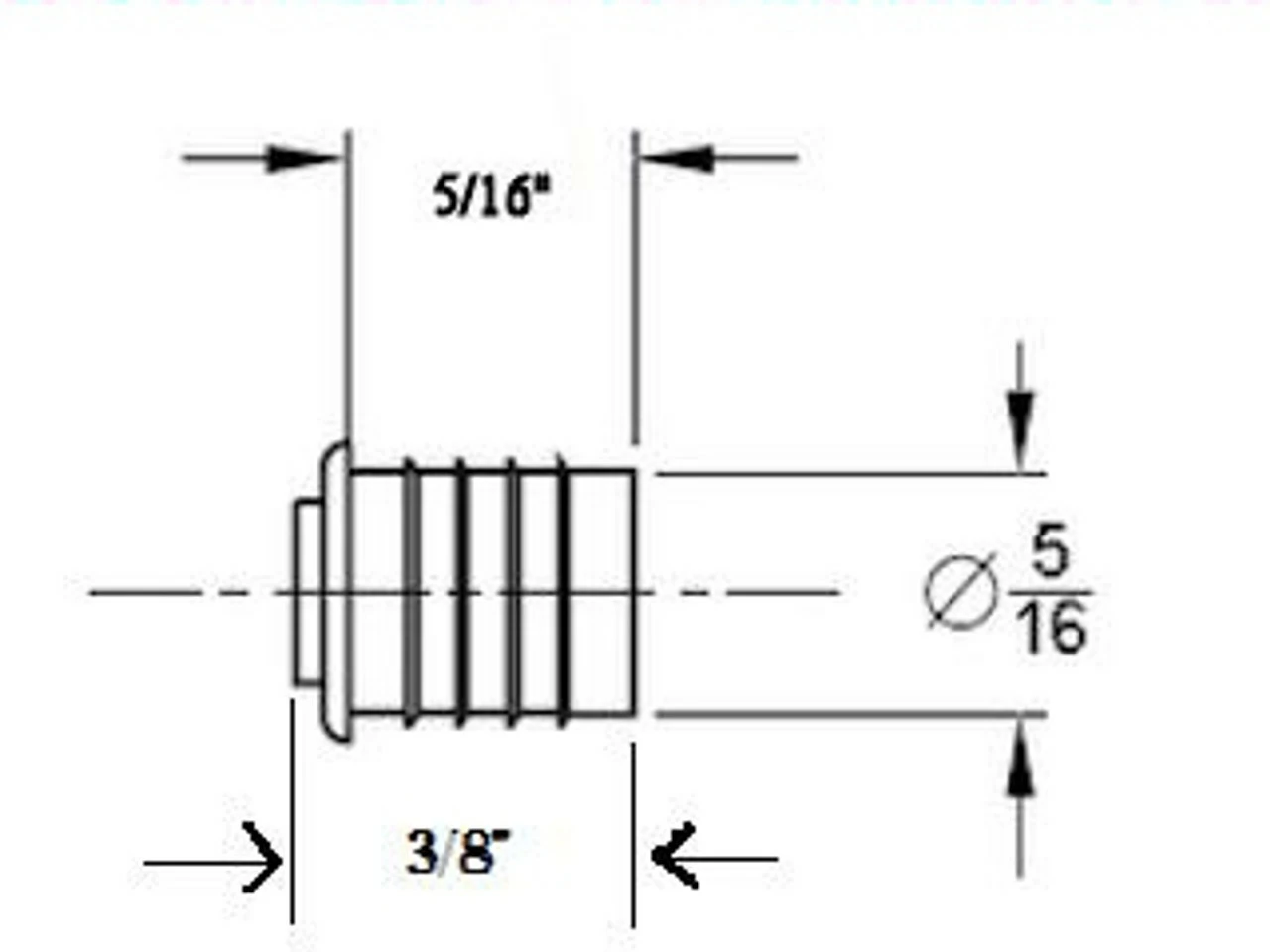 Liberty Round Magnetic Catch - Mortise Type - With Collar 3/8" L-C0785B-BR-M 4 Liberty Round Magnetic Catch - Mortise Type - With Collar 3/8" L-C0785B-BR-M - Image 2