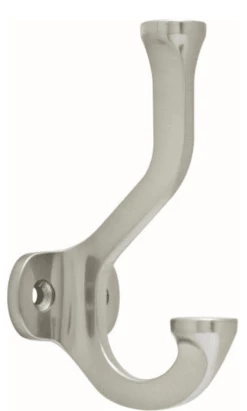 Liberty Casual Retreat 1-3/4 In. Satin Nickel Coat Hook