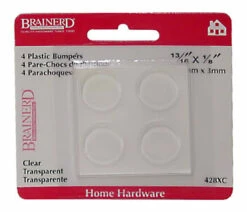 Liberty Set Of 4 Large Cabinet Door Bumper - Clear 13/16" X 1/8" LQ-428XC