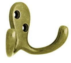 Liberty Set Of 2 Double Robe Hooks - Burnished Antique Brass B46114W-BAB-U