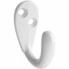 Single Prong Coat Hook 1-1/2" White DL-H679-WT -Liberty Sale set of two single robe hooks white 35 46009.1660145361