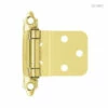 Single 3/8" Offset Self Closing Hinge - Bumpers - Screws -Brass Plated -Liberty Sale single 3 8 offset self closing hinge bumpers screws brass plated 1 09911.1659385958