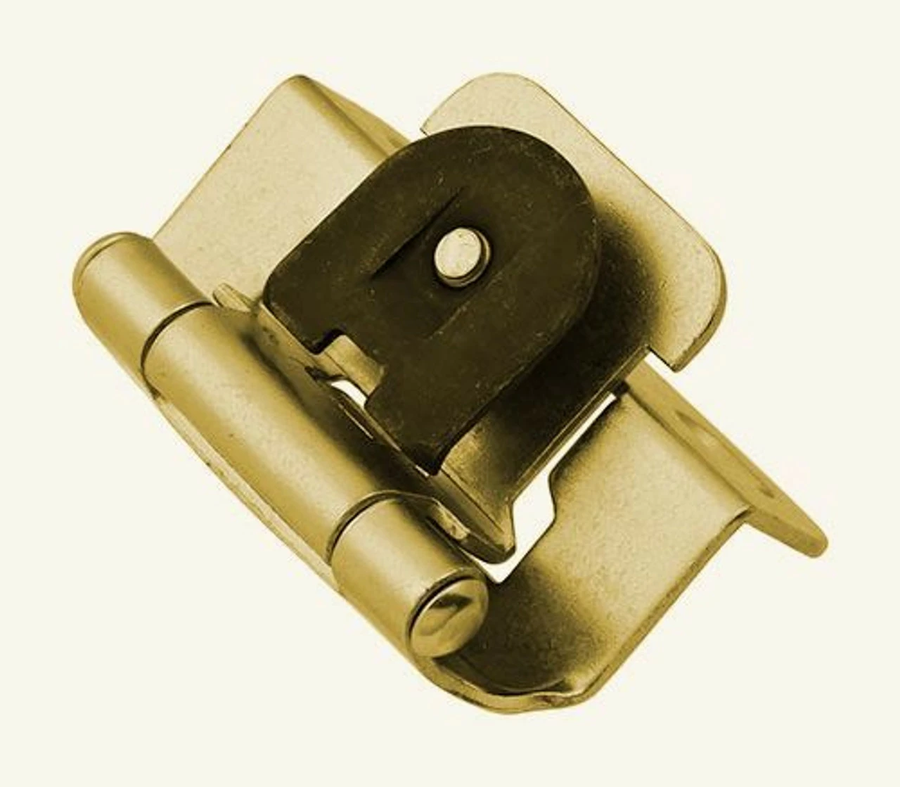 Amerock Single 3/8" Overlay Single Demountable Hinge - Brass Plated Semi-Wrap HAM-CM8716-3 3 Amerock Single 3/8" Overlay Single Demountable Hinge - Brass Plated Semi-Wrap HAM-CM8716-3