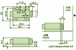 Single Black Magnetic Touch Latch - No Strike - 1 7/8" -Liberty Sale single black magnetic touch latch no strike 1 7 8 5 90910.1661788922