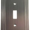 Allen + Roth - Lexington - Single Switch Plate Heirloom Silver -Liberty Sale single switch plate 1 18295.1661956011