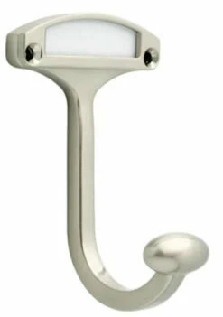 Name Tag Coat, Hat & School Bag Hook - Satin Nickel - 133079