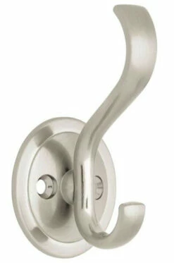 Liberty Coat And Hat Hook With Round Base - Satin Nickel - B42307Z-SN-C