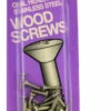 Hillman Stainless Steel Wood Screws #4 X 1/2" Phillips Oval 21 Pack H-06-1337-111 -Liberty Sale stainless steel wood screws 4 x 1 2 phillips oval 21 pack h 06 1337 111 2 33323.1632758005
