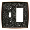 Liberty Switch-GFI Combo Wall Plate - Hammered Bronze W/ Highlights (144037) -Liberty Sale switch gfi combo wall plate hammered bronze w highlights 144037 2 63476.1659976283