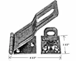 Liberty Swivel Staple Safety Hasp 4-1/2" L-B22412G-ZP-U -Liberty Sale swivel staple safety hasp 4 1 2 l b22412g zp u 4 39597.1661455740