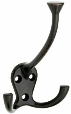 Liberty Flared Tri Hook In Venetian Bronze - 4 5/16"