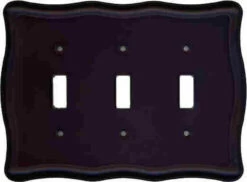 Liberty Triple Switch Wall Plate Cover Oil Rubbed Bronze LQ-W073ZMP-OB3-U