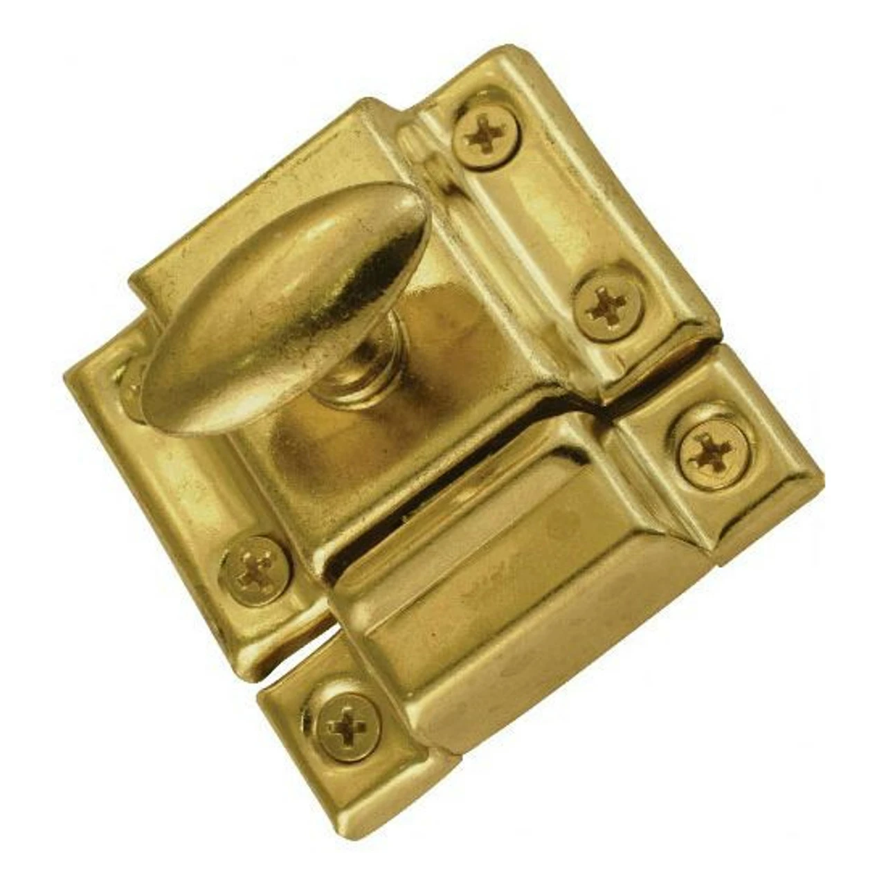 Pack Of 20 Cupboard Door Catches 2-3/16" (Twist) Brass Plated 740BP 3 Pack Of 20 Cupboard Door Catches 2-3/16" (Twist) Brass Plated 740BP