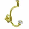 Two Prong Coat Hook - Ceramic & Brass Plated - Front Mount H21-P2351BP -Liberty Sale two prong coat hook ceramic brass plated front mount h21 p2351bp 2 21965.1660139104