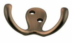 Venetian Bronze Two Prong Coat Or Bath Hook DL-H315-VB