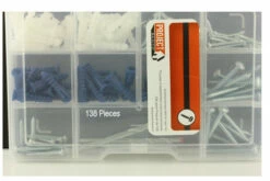 Liberty Wall Anchor Kit With Drill Bits - 138 Pieces - Project Basics LQ-149132