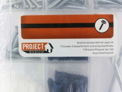 Liberty Wall Anchor Kit With Drill Bits - 138 Pieces - Project Basics LQ-149132 -Liberty Sale wall anchor kit with drill bits 138 pieces project basics lq 149132 3 81156.1632758581