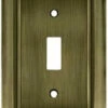 Brainerd - Architectural Decorative Single Switch - Antique Brass - W10087-AB-U -Liberty Sale wall plate ab 5 14973.1661886285