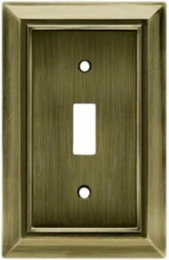 Brainerd - Architectural Decorative Single Switch - Antique Brass - W10087-AB-U