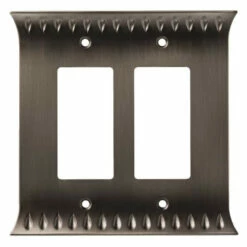 Brainerd - Wadsworth - Heirloom Silver Double Rocker Wall Plate - W30338-904-U
