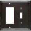 Brainerd - Ruston Single Switch / GFCI Cover Plate - Venetian Bronze - W20194-VBR-CP -Liberty Sale wall vbr plate 5 89211.1661882629