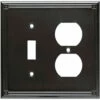 Bainerd - Ruston Single Switch / Duplex Outlet Cover Plate - Venetian Bronze - W20193-VBR-CP -Liberty Sale wallplate 1 5 17634.1661882417