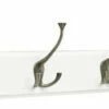 Liberty Franklin Brass 26.51-in White Rail With 4 Garment Tri-Hooks LCLDFT4-WSE-L1 2 Liberty Franklin Brass 26.51-in White Rail With 4 Garment Tri-Hooks LCLDFT4-WSE-L1 -Liberty Sale white hook rail satin nickel hooks 5 84609.1660141623