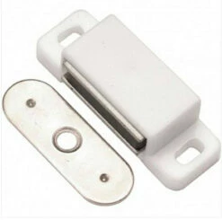 White Anisotropic Magnetic Catch With Screws DL-C617-WTSTSC