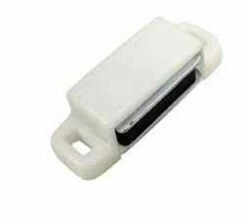 Liberty White Magnetic Catch - No Strike - 1 7/8" C617-WT