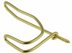 Liberty 2-PAK 3" Brass Finished Wire Coat And Hat Hooks - LQ-850078