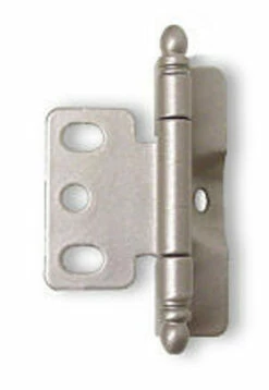 Amerock Wrap-Around Non-Mortise Single Hinge For 3/4" Flush Doors Champagne Finish 2 1/4"