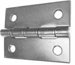 Pair 2" X 1-1/2" Zinc Plated Butt Hinges With Screws H537D-200ZPPACK
